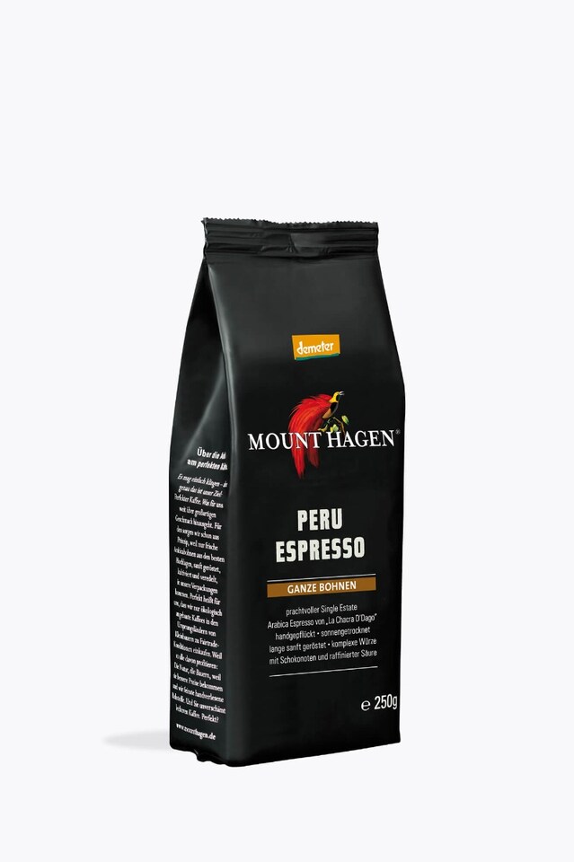 Mount Hagen Peru Espresso Organic 250g