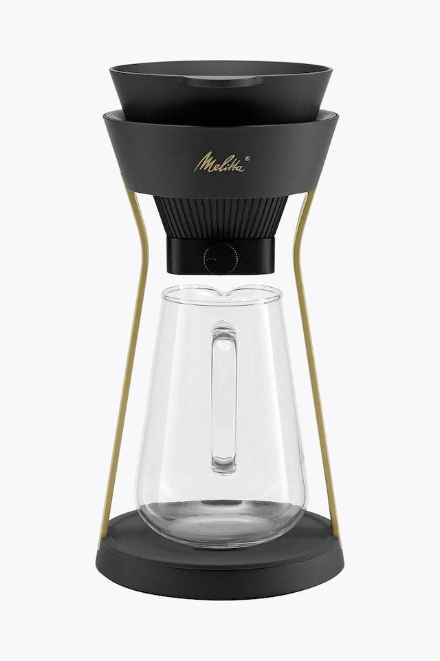 Melitta® Amano cafetera negro-dorado