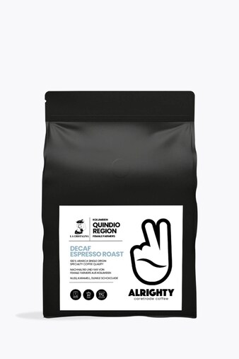 Alrighty Colombia Decaf Espresso 250g