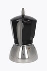 Bialetti Espresso Maker New Moka Induction 6 Cups Black