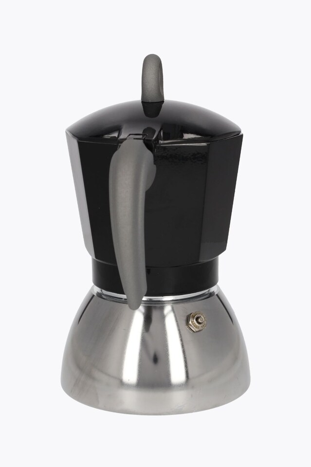 Bialetti Espresso Maker New Moka Induction 6 Cups Black