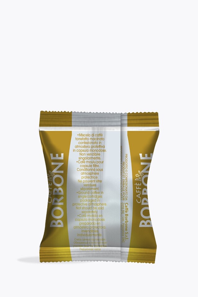 Caffè Borbone Miscela Oro 100 Capsules Nespresso® compatible back