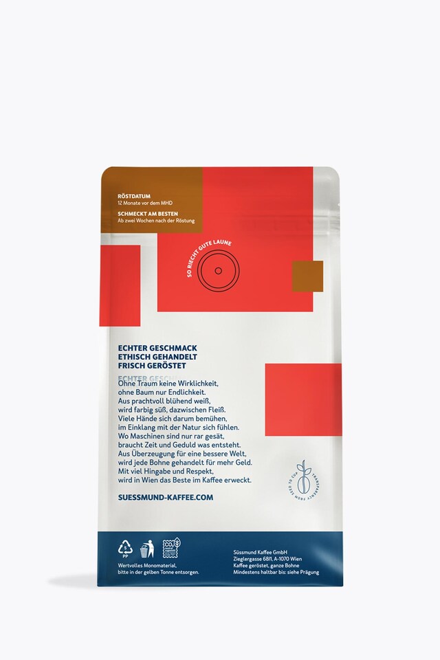 Süssmund Nocciola Bio Espresso Blend 250g