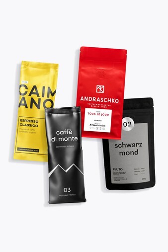 Set de degustación de espresso invernal 1kg