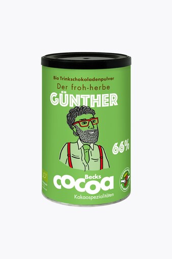 Becks Cocoa Günther 66% Organic 300g