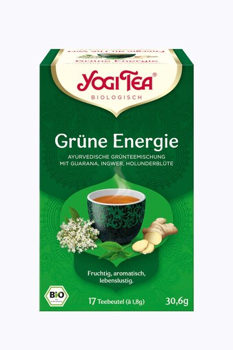 Yogi Tea Grüne Energie Bio 17 bolsitas de té