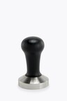 Motta Tamper Edelstahl Plan mit Holzgriff Schwarz 58mm