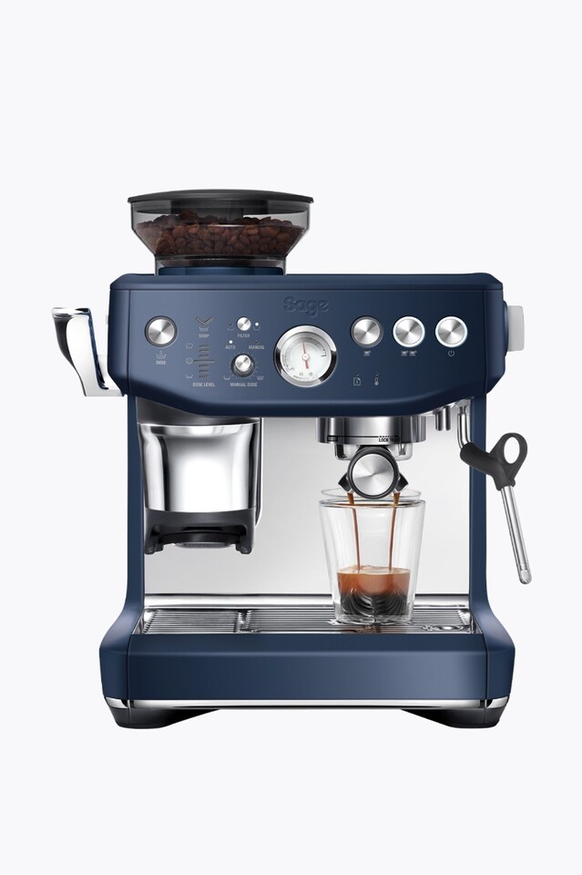 Sage the Barista Express™ Impress Damson Blue