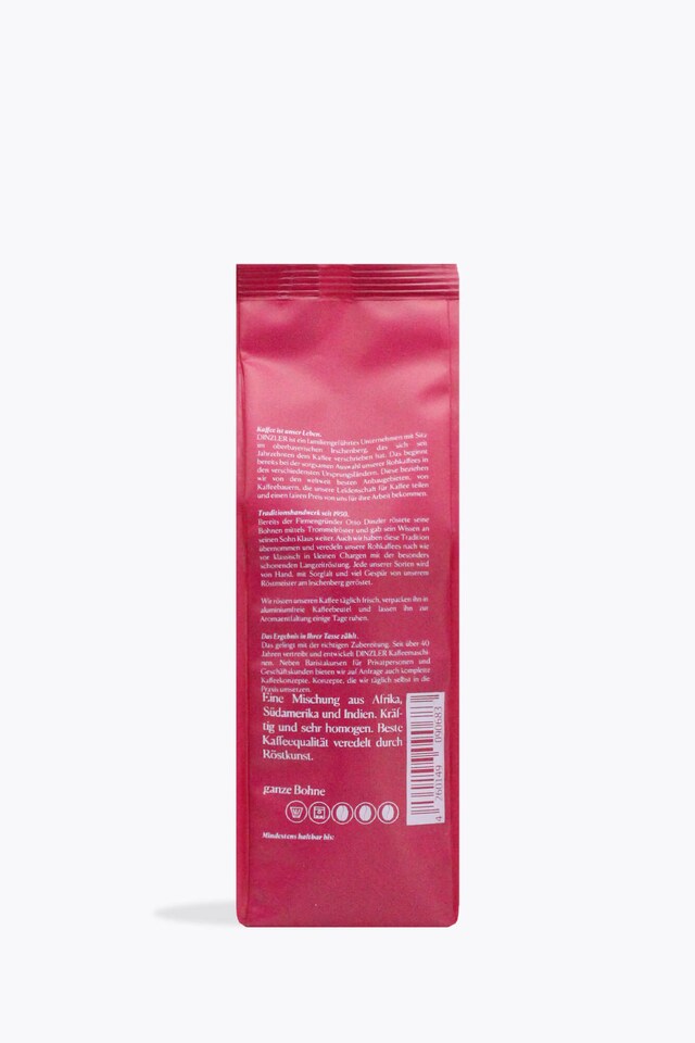 Dinzler Coffee Premium 250g back