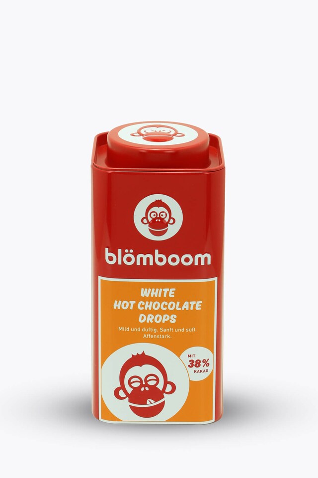 Blömboom White Hot Chocolate Drops Organic 200g