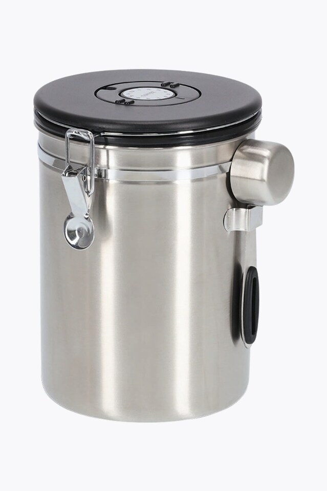 Zeller Coffee Canister with Spoon 2700ml Stainless Steel/Plastic