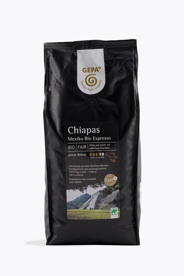GEPA Organic Espresso Chiapas 1kg