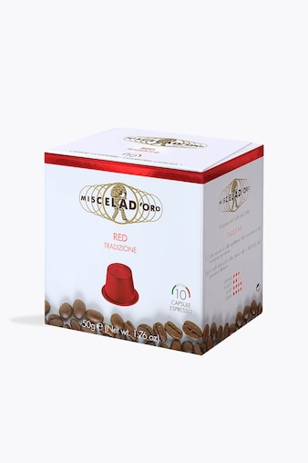 Miscela D'Oro Red 10 Capsules Nespresso® Compatible