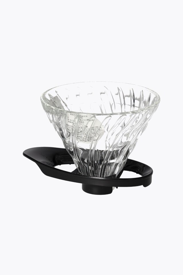 Hario V60 Glasss Dripper 02 Coffee Filter (Pour-Over Brewer) black
