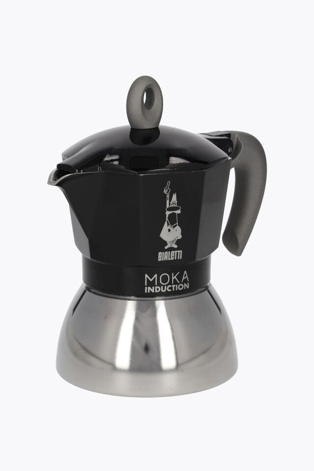 Bialetti Espresso Maker New Moka Induction 4 Cups Black