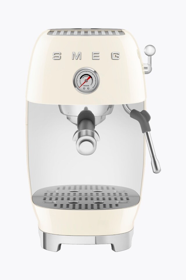 SMEG Espresso Machine 50's Style with Cold Brew Function Cream
