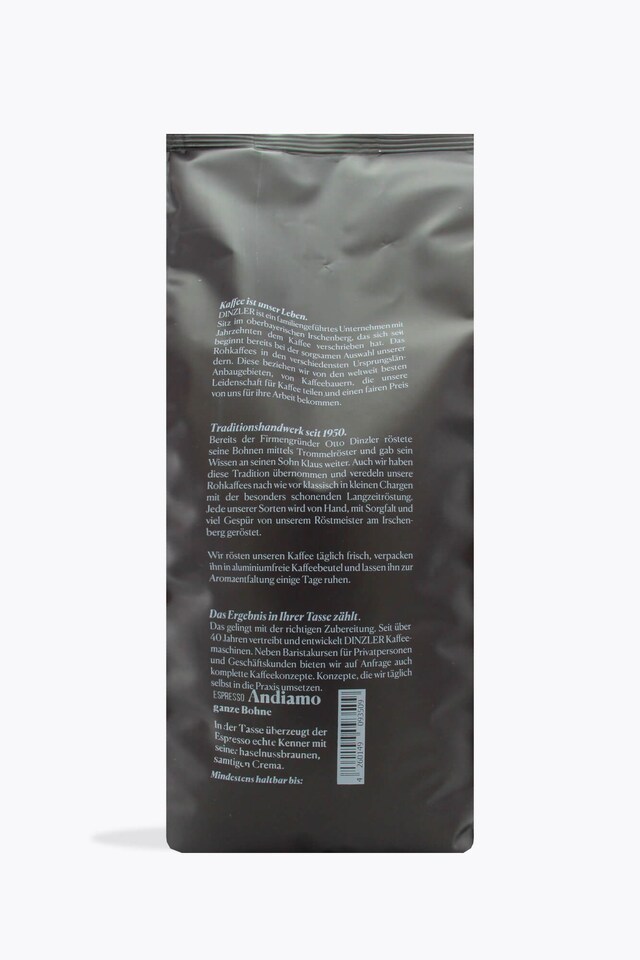 Dinzler Espresso Andiamo 1kg back