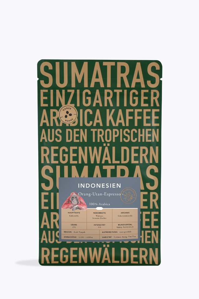 Speicherstadt Orang Utan Espresso 500g