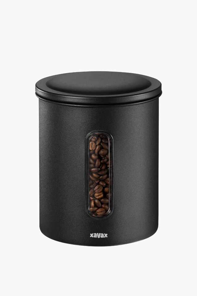 Xavax Coffee Canister 500g Black