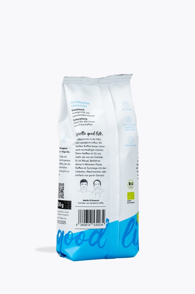 earlybird coffee café de filtro orgánico 250g molido2