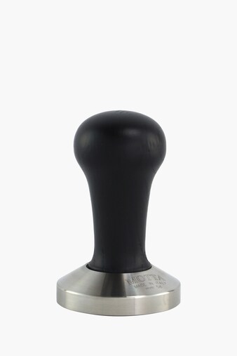 Motta Tamper Stainless Steel Curved with Black Wooden Handle 58mm