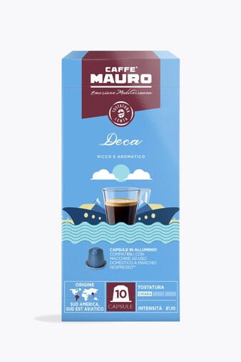 Caffè Mauro Decaf 10 Capsules Nespresso® Compatible