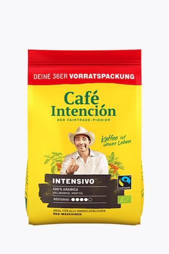 Café Intención Intensivo Organic 36 Pads Senseo® Compatible