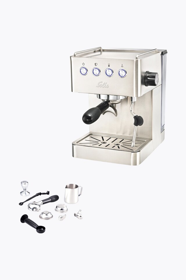Solis Gran Gusto Espresso Machine Silver