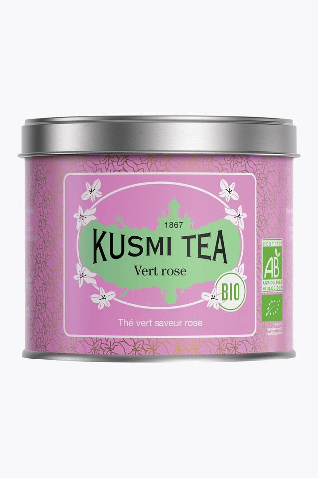Kusmi Tea Grüner Tee mit Rose Bio 100g loser Tee Dose