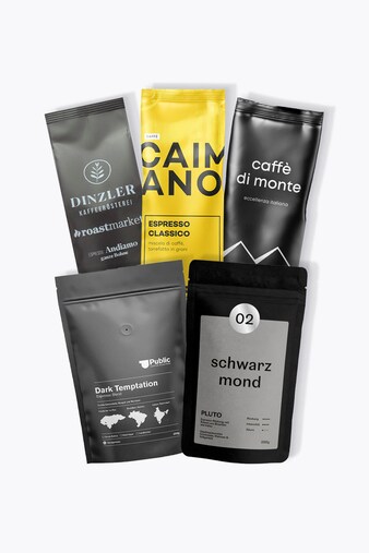 Set de degustación exclusivo de espressos