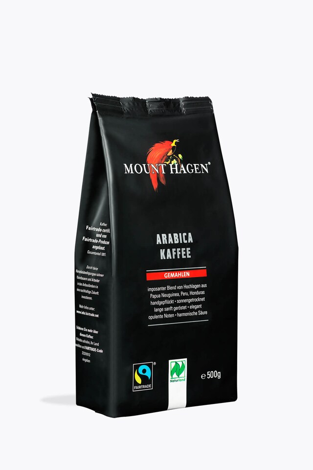 Mount Hagen Arabica Kaffee Bio 500g gemahlen