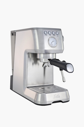 Solis Barista Perfetta Plus cafetera espresso de portafiltro plateada