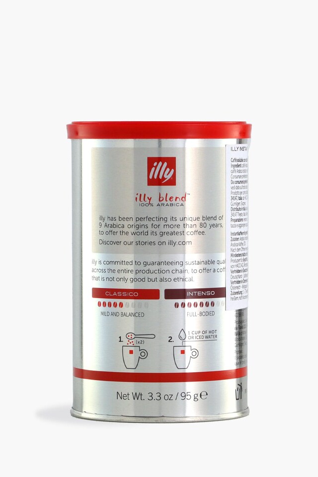 Illy Instant Classico 95g back