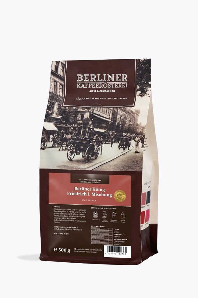 Berliner Kaffeerösterei Berliner König Friedrich I. Blend 500g