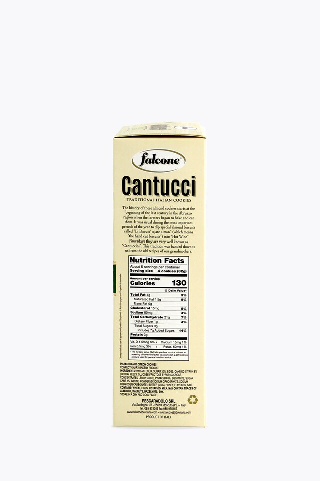 Falcone Cantucci al Pistacchio e Cedro 180g mit Pistazien