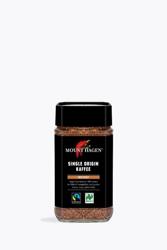 Mount Hagen Single Origin Café instantáneo orgánico 100g