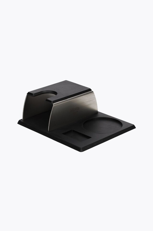 Motta Tamper Station Black / Stainless Steel