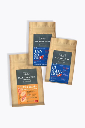 Melitta® Manufaktur Bremen Set de degustación de café en grano