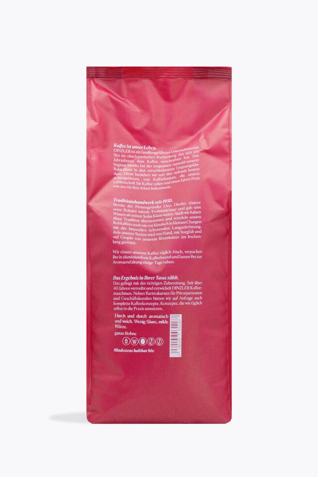 Dinzler Coffee Columbia 1kg back