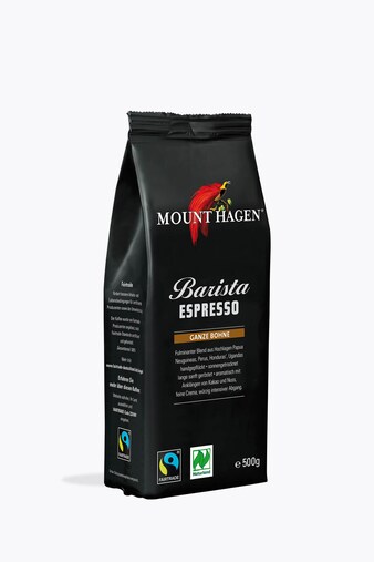 Mount Hagen Espresso Barista Organic 500g