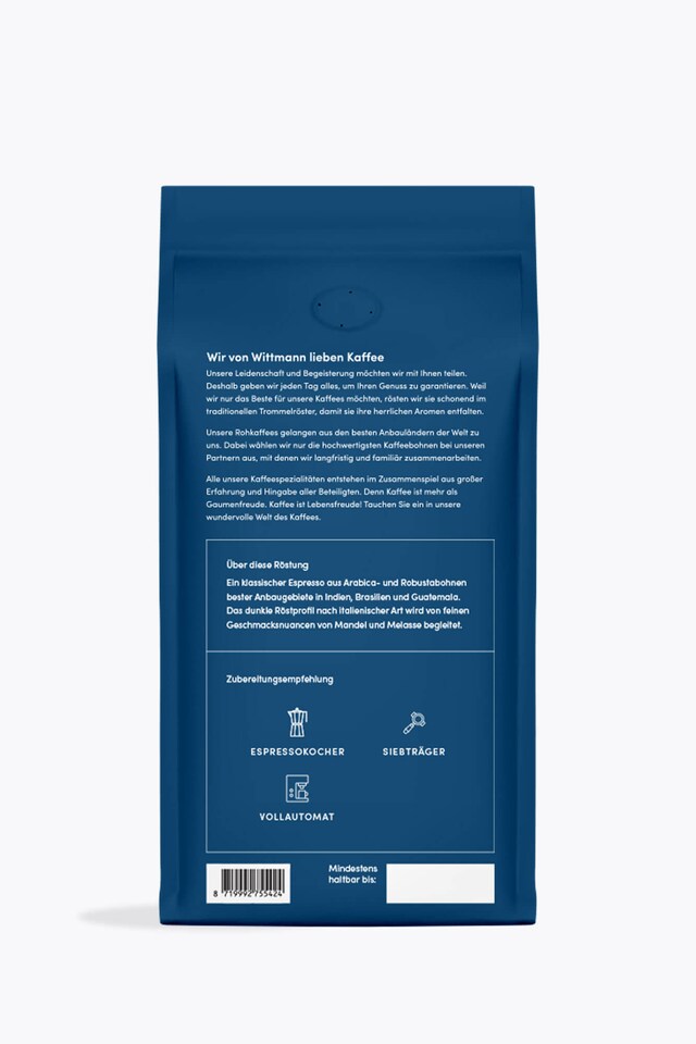 Wittmann Coffee Espresso Milanese 1kg