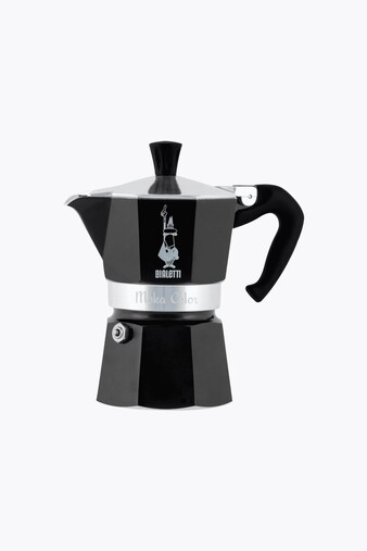 Bialetti Moka Pot Moka Express 3 Cups Black