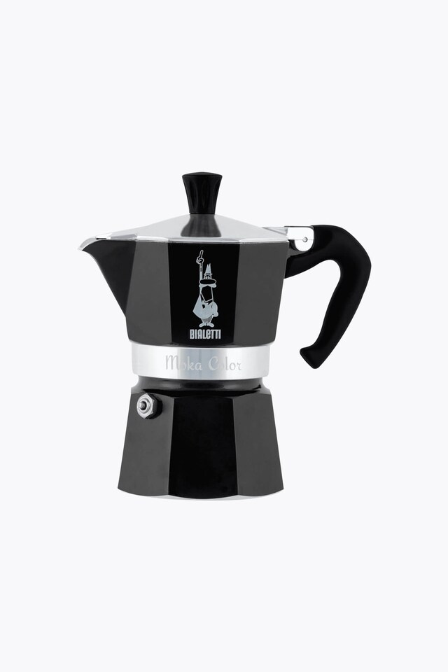 Bialetti Cafetera italiana Moka Express 3 tazas negra