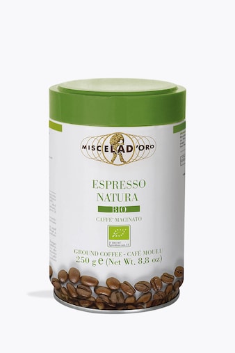Miscela d’Oro Espresso Natura Organic Can 250g Ground