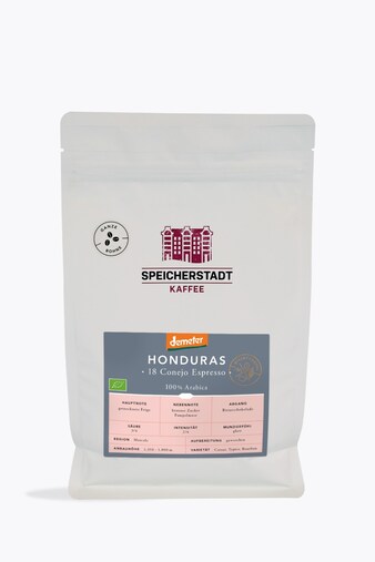 Speicherstadt Honduras 18 Conejo Bio Demeter Espresso 500g