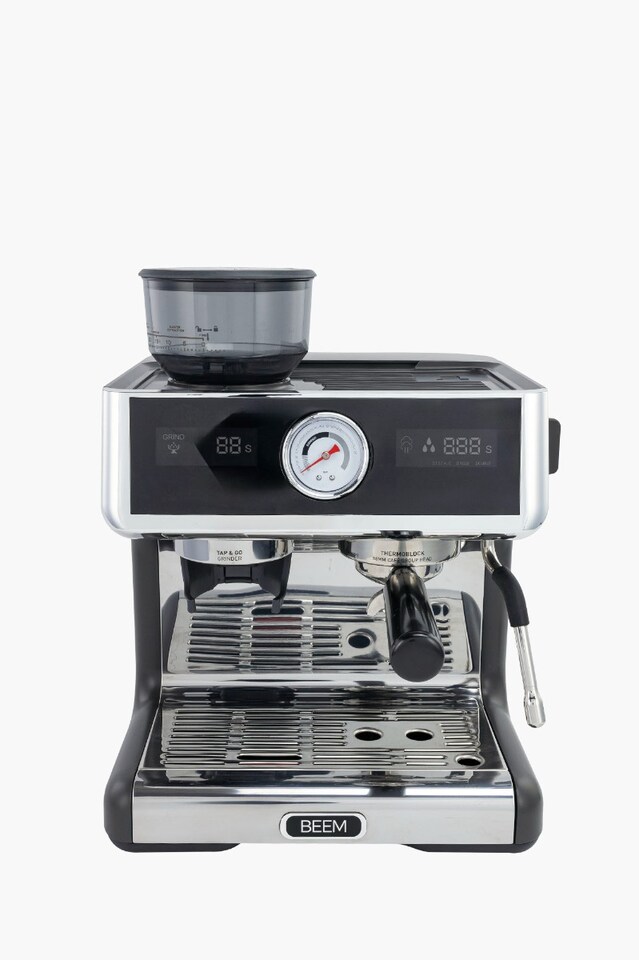 BEEM Cafetera espresso Espresso Grind Expert + Leveler