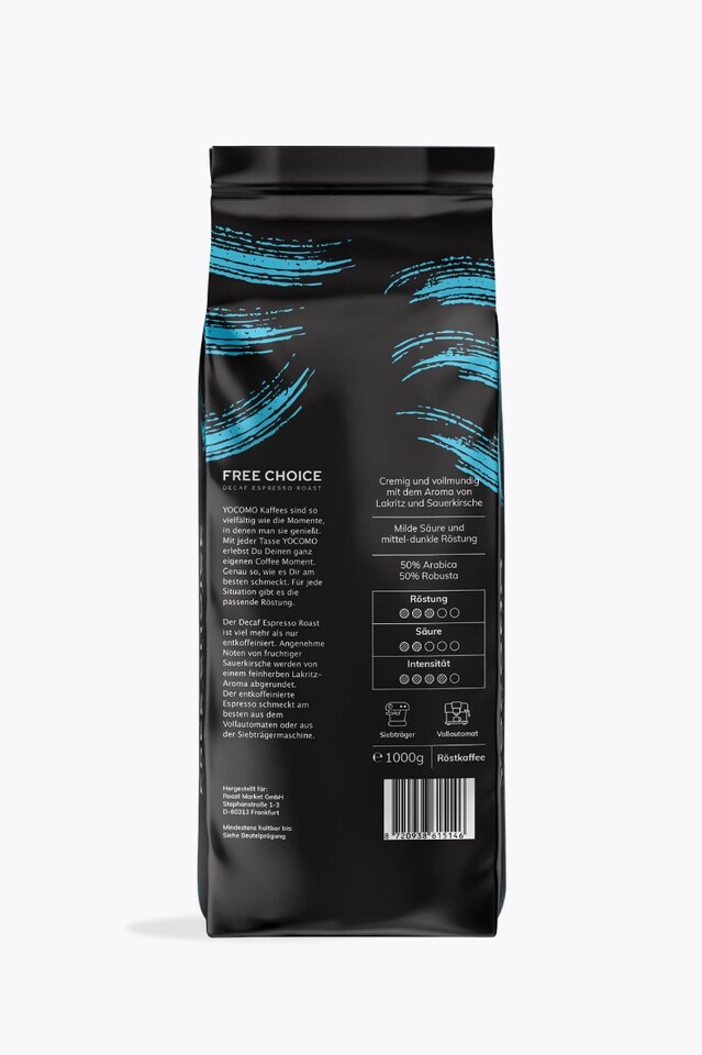 YOCOMO Free Choice Decaf Espresso Roast 1kg
