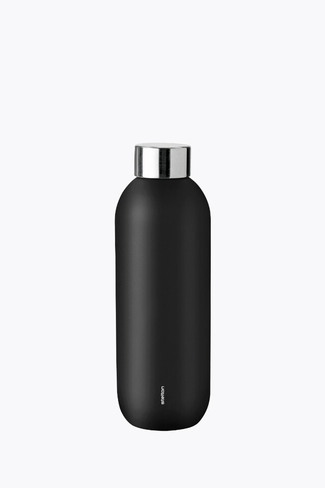 Stelton Keep Cool Insulated Bottle 600ml Black
