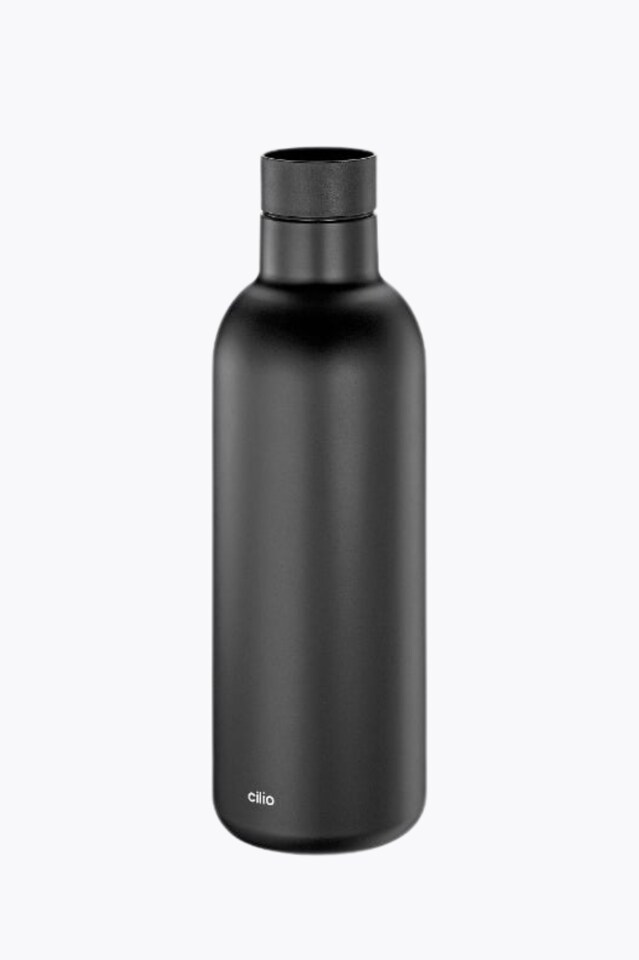 cilio Insulated Drinking Bottle DELUXE 650 ml Matte Black