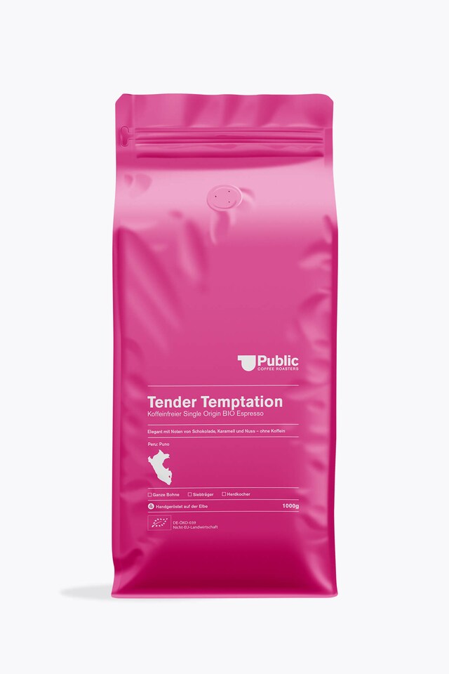 Public Coffee Roasters Tender Temptation Decaffeinated 1kg